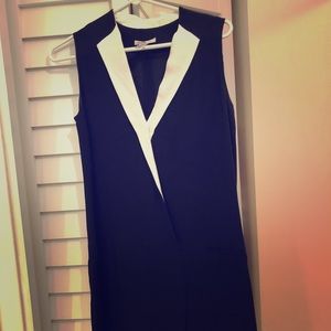 Mango Black and white suit dress